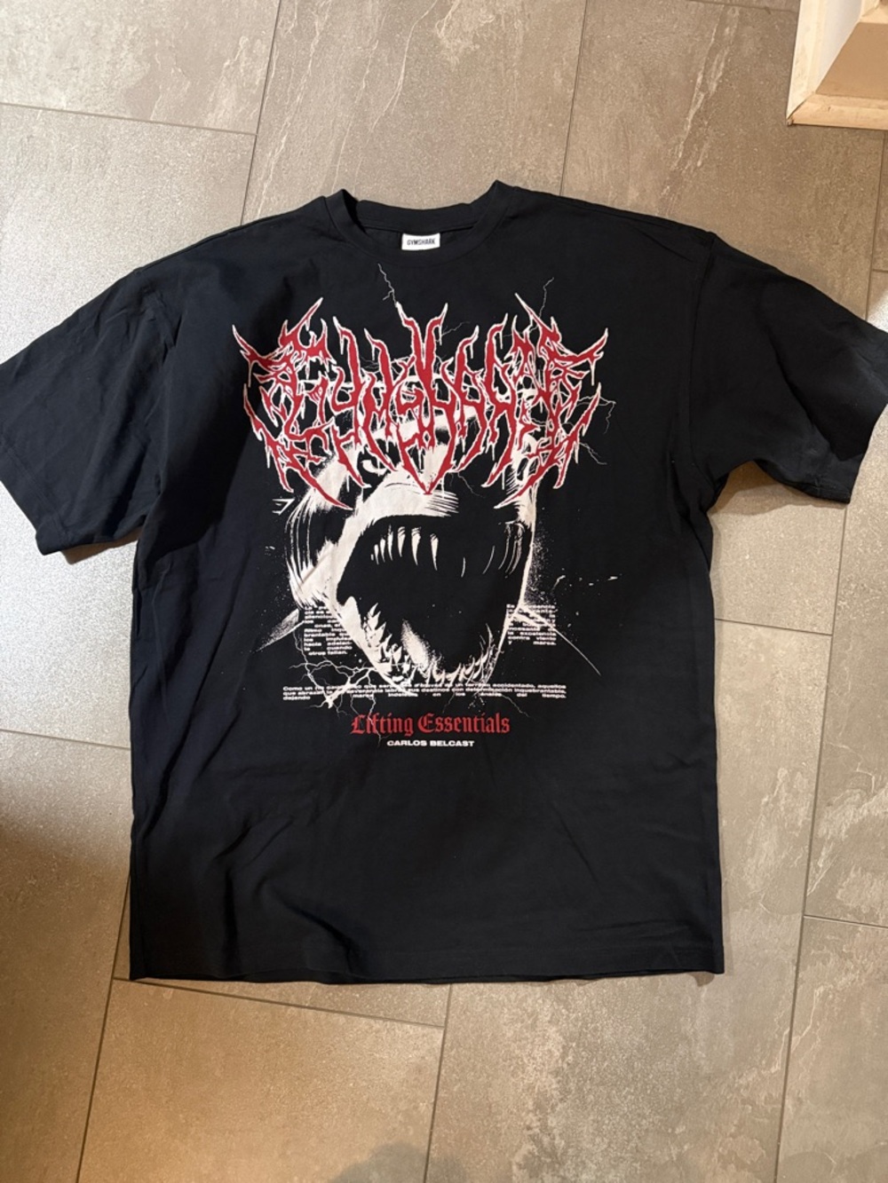 Carlos x Rest Day essentials Gymshark oversized t shirt